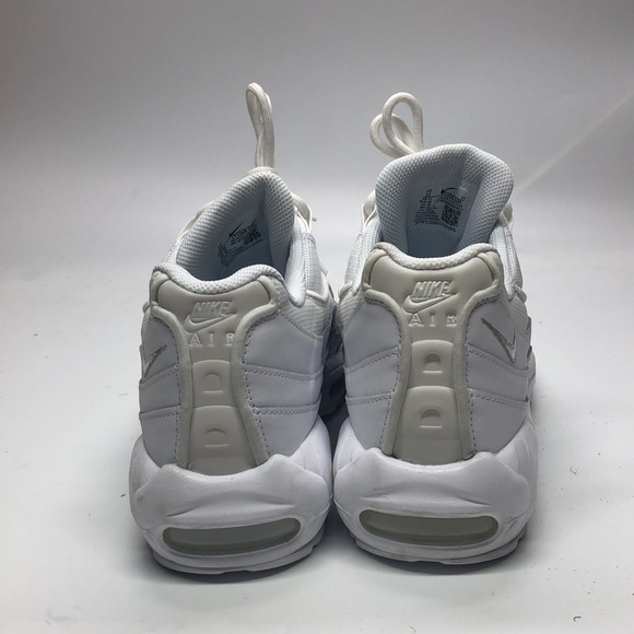 Mens Nike AirMax 95 Essential White CT1268-100 USED Size 10 - Picture 4 of 12